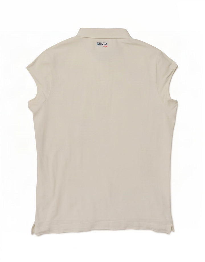 Puma Polo Femme UK 12 Medium Blanc