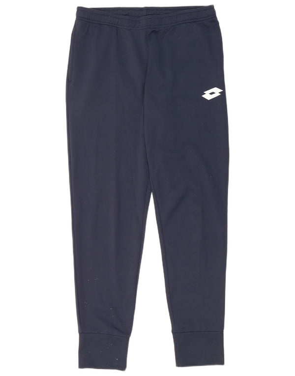 Lotto Pantalon De Survêtement Homme Pantalon De Jogging Bleu Marine Moyen Polyester