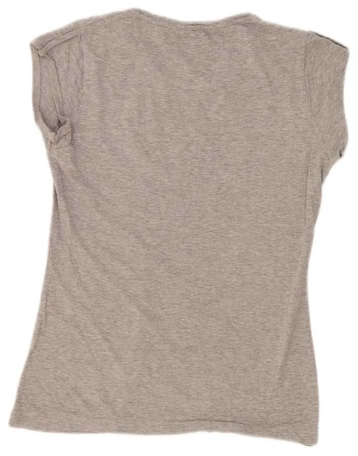 Carrera T-Shirt Graphique Femme UK 12 Gris Moyen