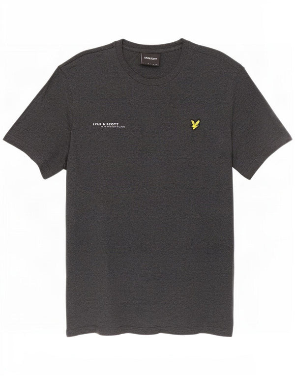 Lyle & Scott T-Shirt Homme Gris Moyen Coton