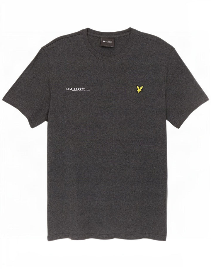 Lyle & Scott T-Shirt Homme Gris Moyen Coton