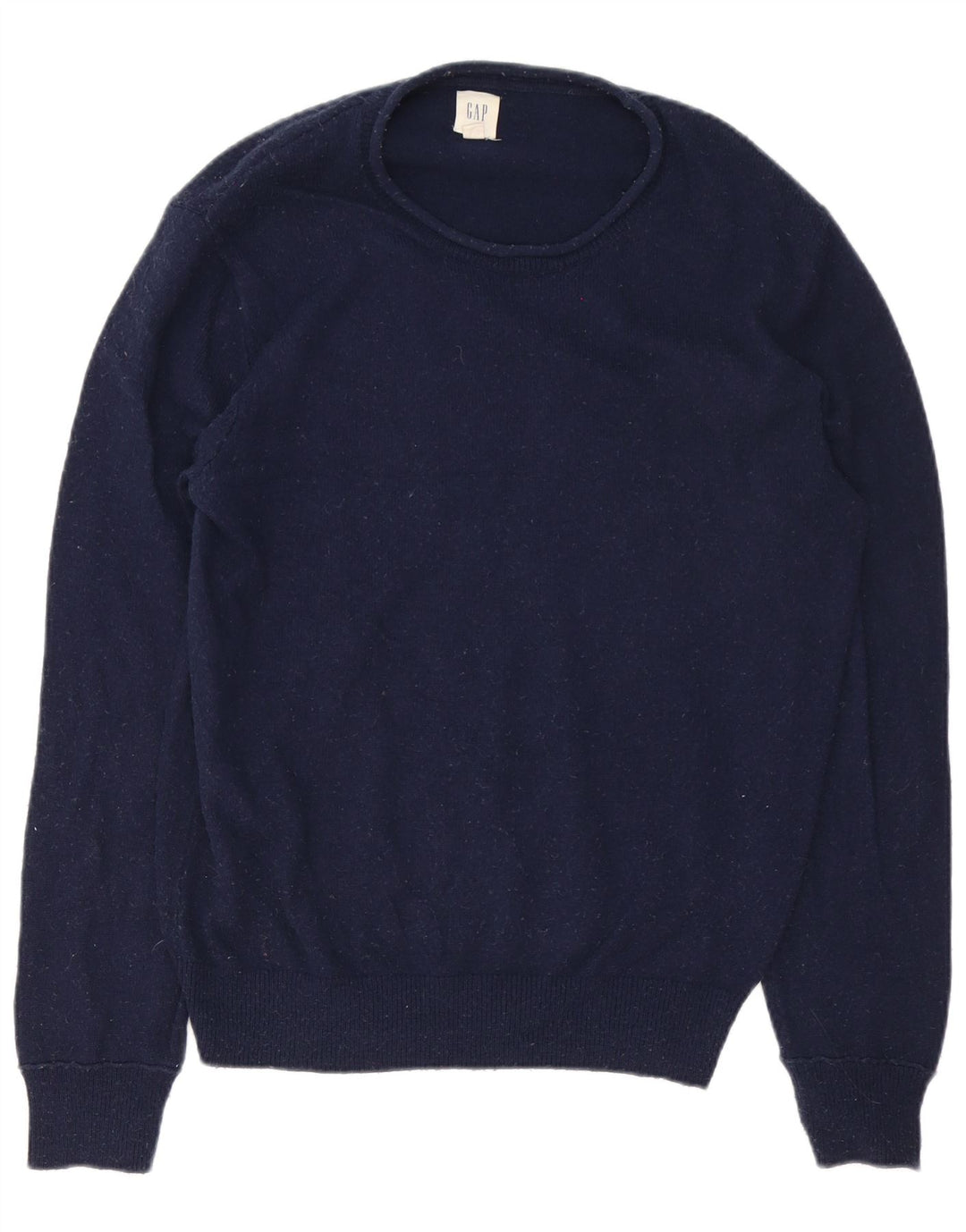 Gap Pull à col rond pour homme en laine mérinos bleu marine