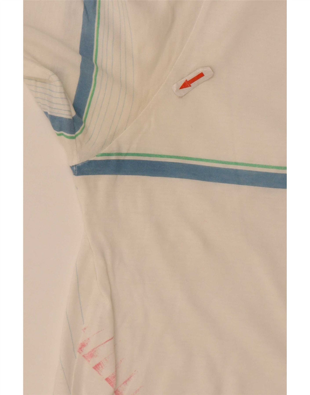 AUSTRALIAN L'ALPINA Polo Homme IT 48 Medium Blanc Géométrique