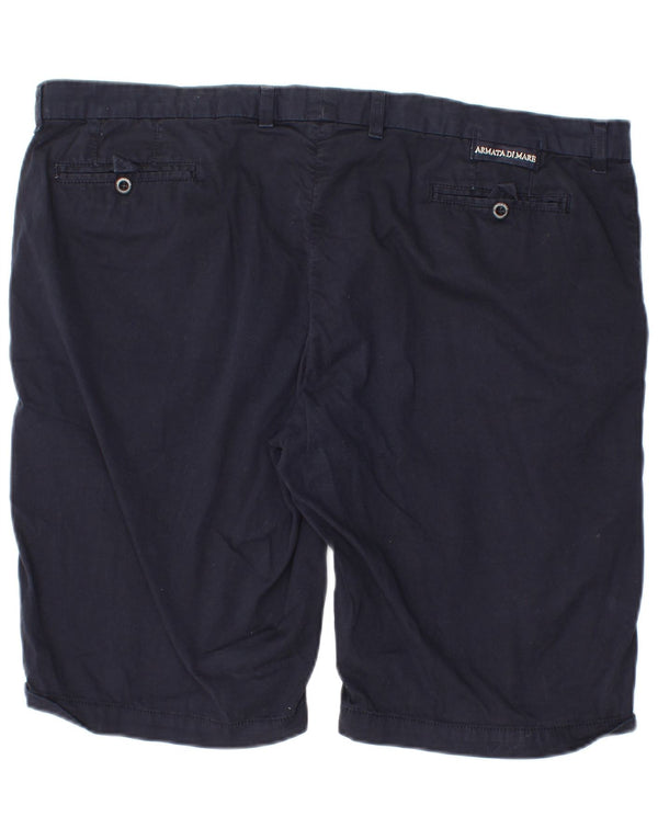 Armata Di Mare Short Chino Homme W42 2XL Bleu Marine Coton