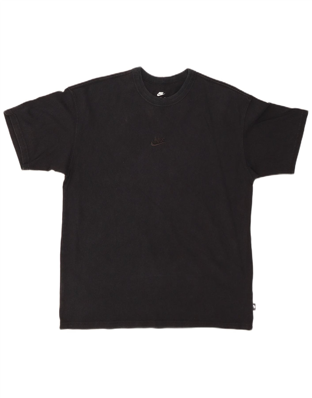 NIKE T-shirt coupe ample pour homme en coton noir moyen