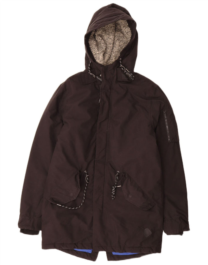 Jack & Jones Parka à capuche pour homme UK 34 XS Noir Polyester