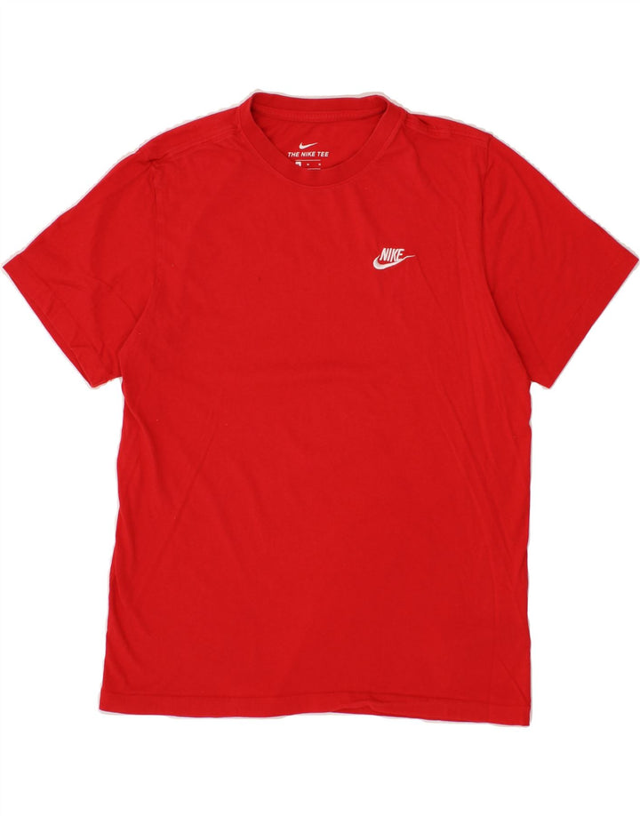 NIKE Mens T-Shirt Top Medium Red Cotton Vintage Nike and Second-Hand Nike from Messina Hembry 