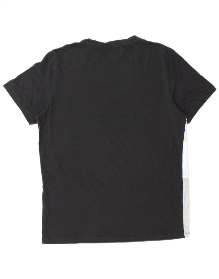 Jack & Jones T-Shirt Homme Noir Large Colorblock