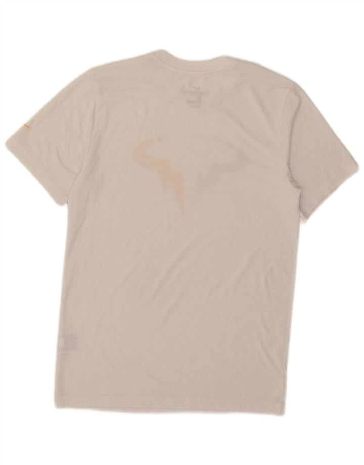 Nike Hommes Dri Fit Graphic T-Shirt Haut Petit Blanc Polyester