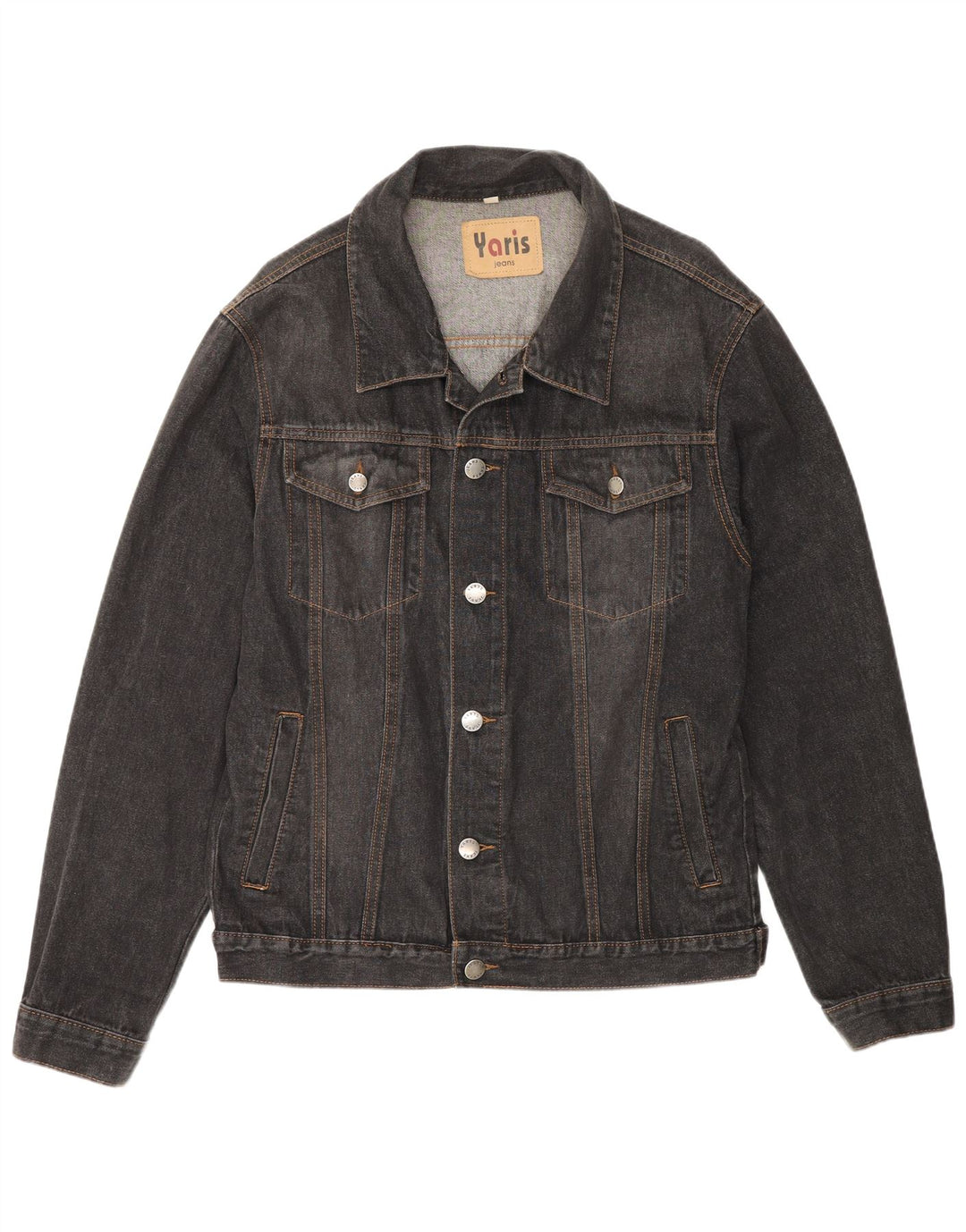 veste en denim homme vintage UK 42 XL Coton Gris