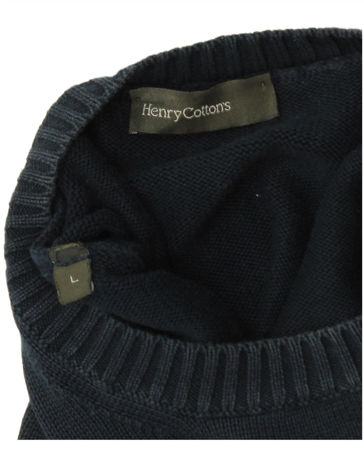 Henry Cottons Débardeur pour homme Bleu marine Taille L