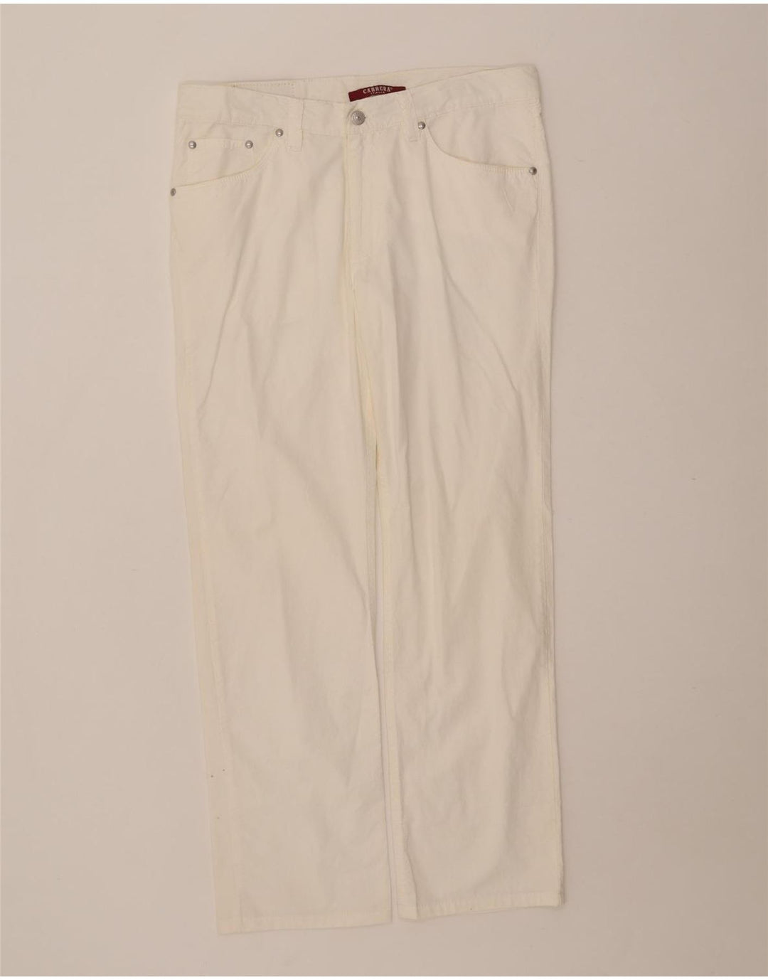 Carrera Pantalon décontracté 700 Regular Fit pour homme Taille 33 Blanc Coton