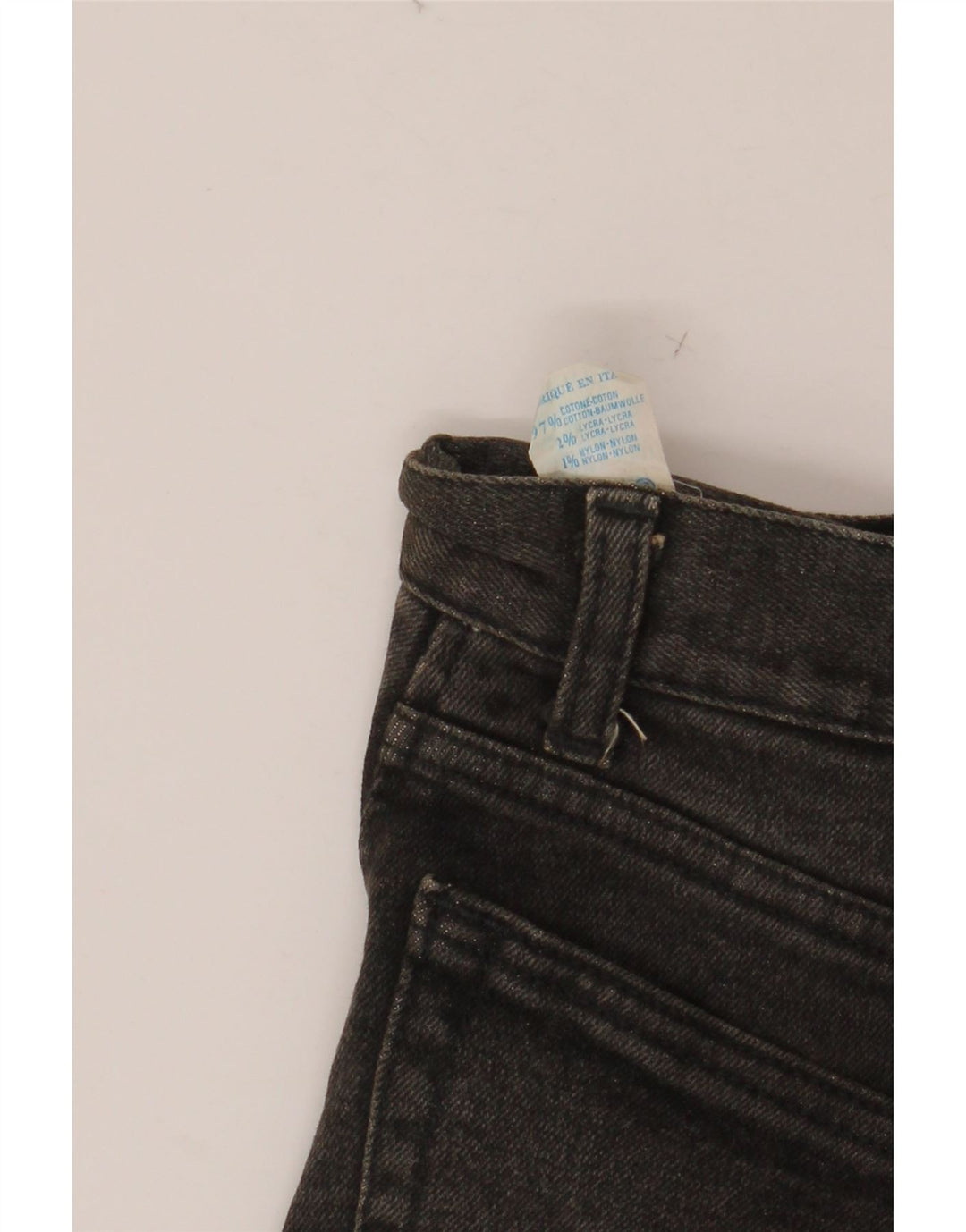 CARRERA Femme Jupe En Jean W28 Coton Noir Moyen
