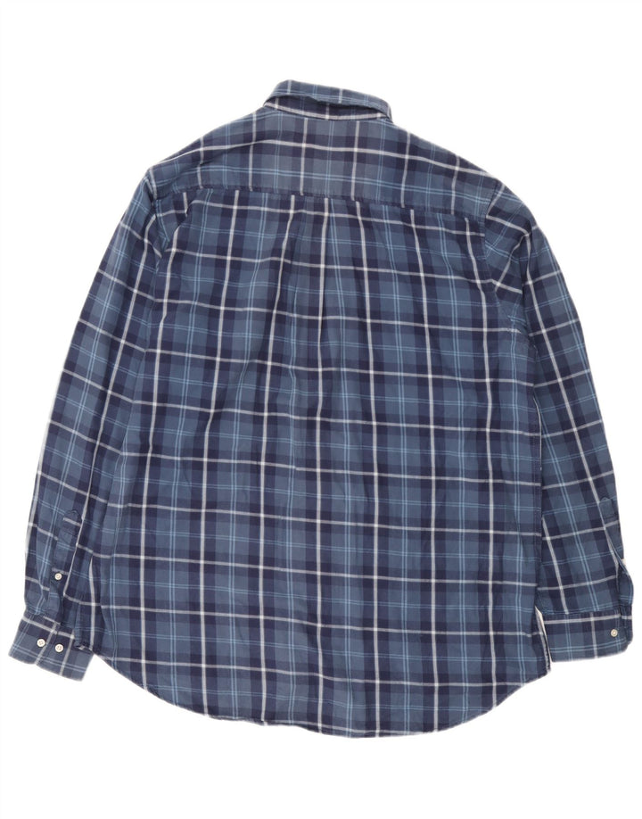 Kappa Chemise en flanelle pour homme 2XL Bleu marine à carreaux