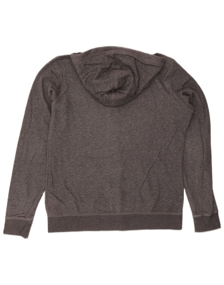 Nike Pull à capuche zippé pour homme Grand coton gris