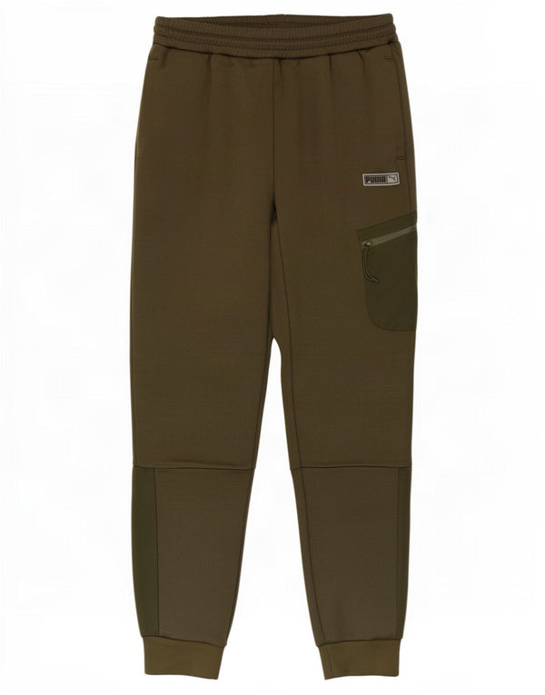 Puma Pantalon de Survêtement Cargo Homme Kaki Moyen Polyester