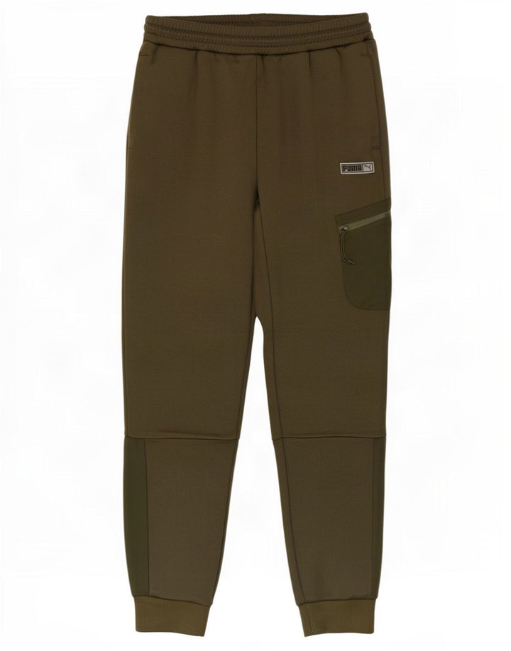 Puma Pantalon de Survêtement Cargo Homme Kaki Moyen Polyester