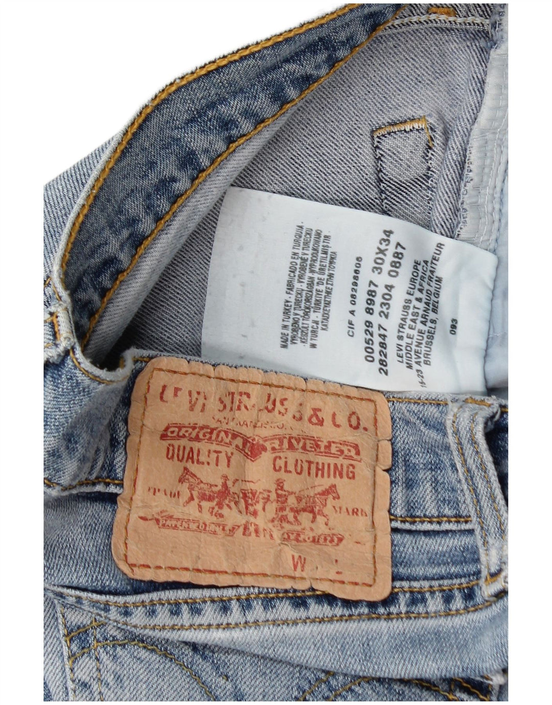 Levi's Jean Bootcut Femme W30 L32 Bleu Coton