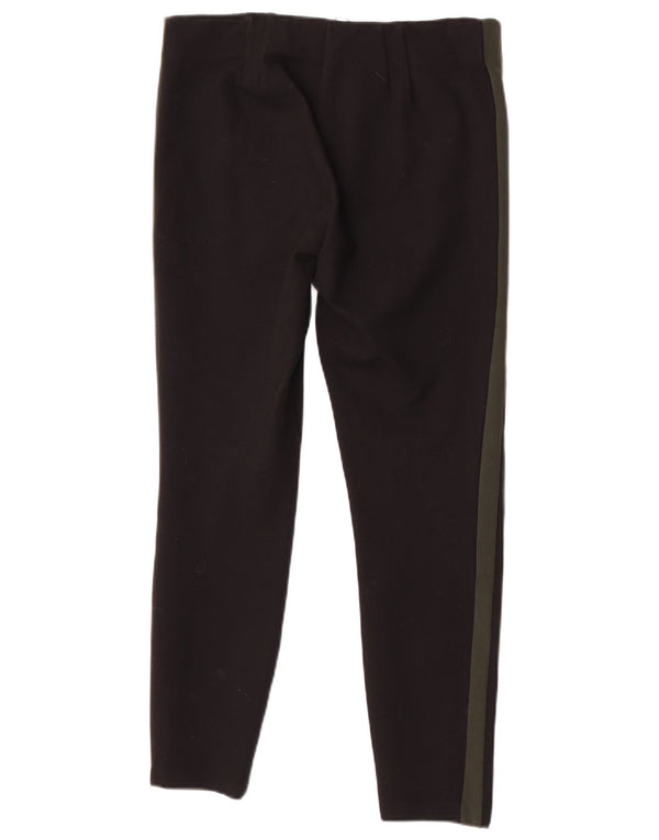 Zara Womens Trafaluc Leggings UK 14 Large Noir Colorblock Polyester