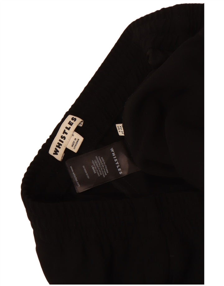 Whistles Pantalon de survêtement pour femme Joggers UK 10 Petit Noir Polyester