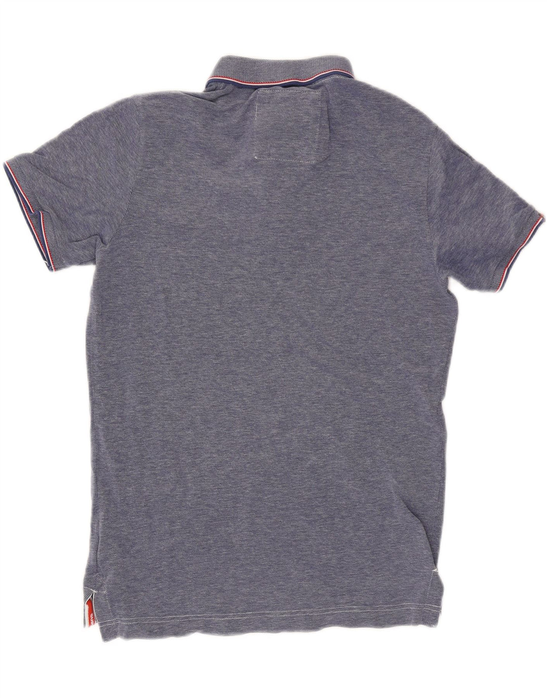 Superdry Polo Homme Bleu Moyen Coton