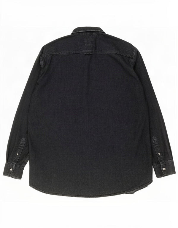Levi's Chemise Homme Noir Moyen Coton