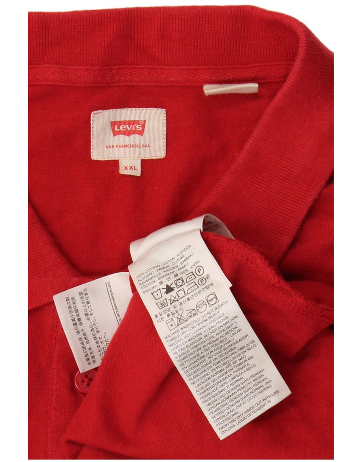 Levi's Polo Homme 2XL Rouge Coton