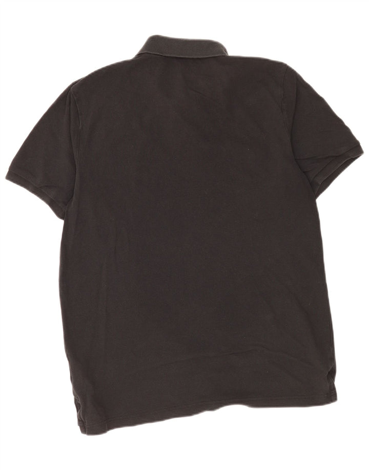 Polo Nike Homme Coton Noir Moyen