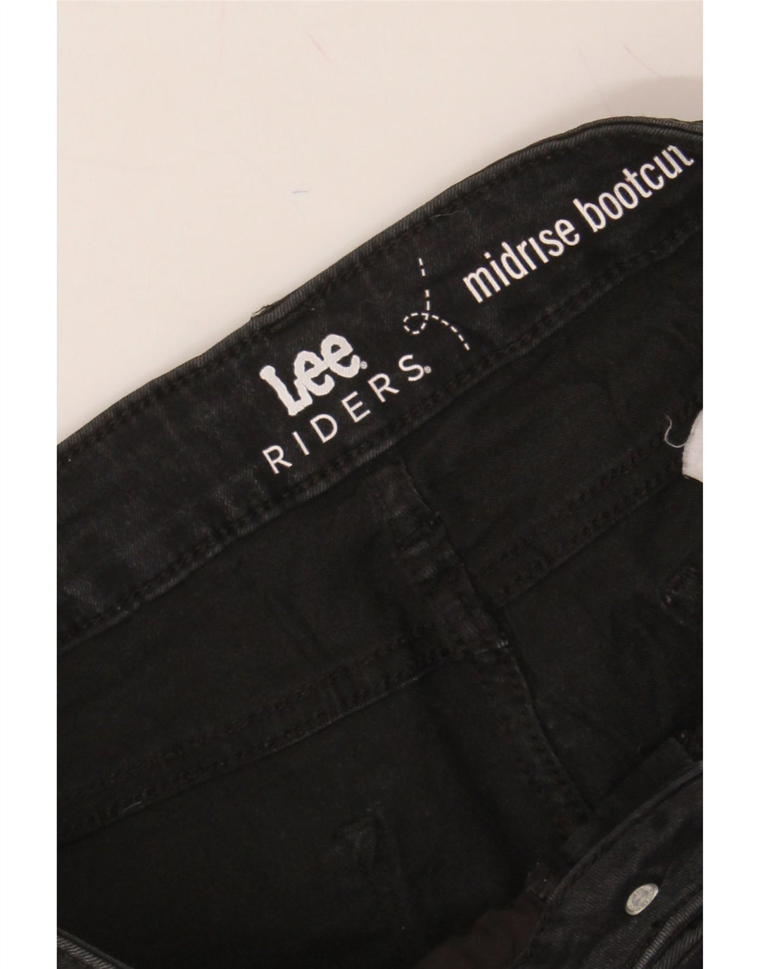 LEE Womens Mid Rise Bootcut Jeans W30 L30 Black Cotton Vintage Lee and Second-Hand Lee from Messina Hembry 