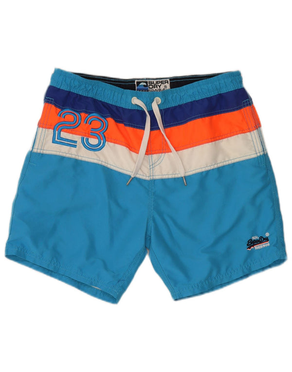 Superdry Short de Bain Graphic Regular Homme Bleu Colorblock