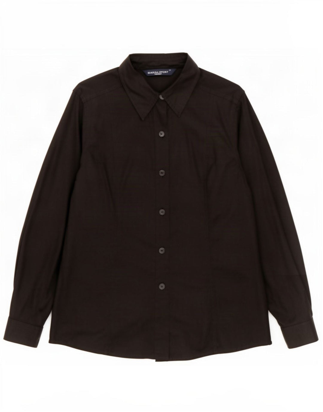 Marina Rinaldi Chemise Femme Taille 21 Coton Noir Moyen