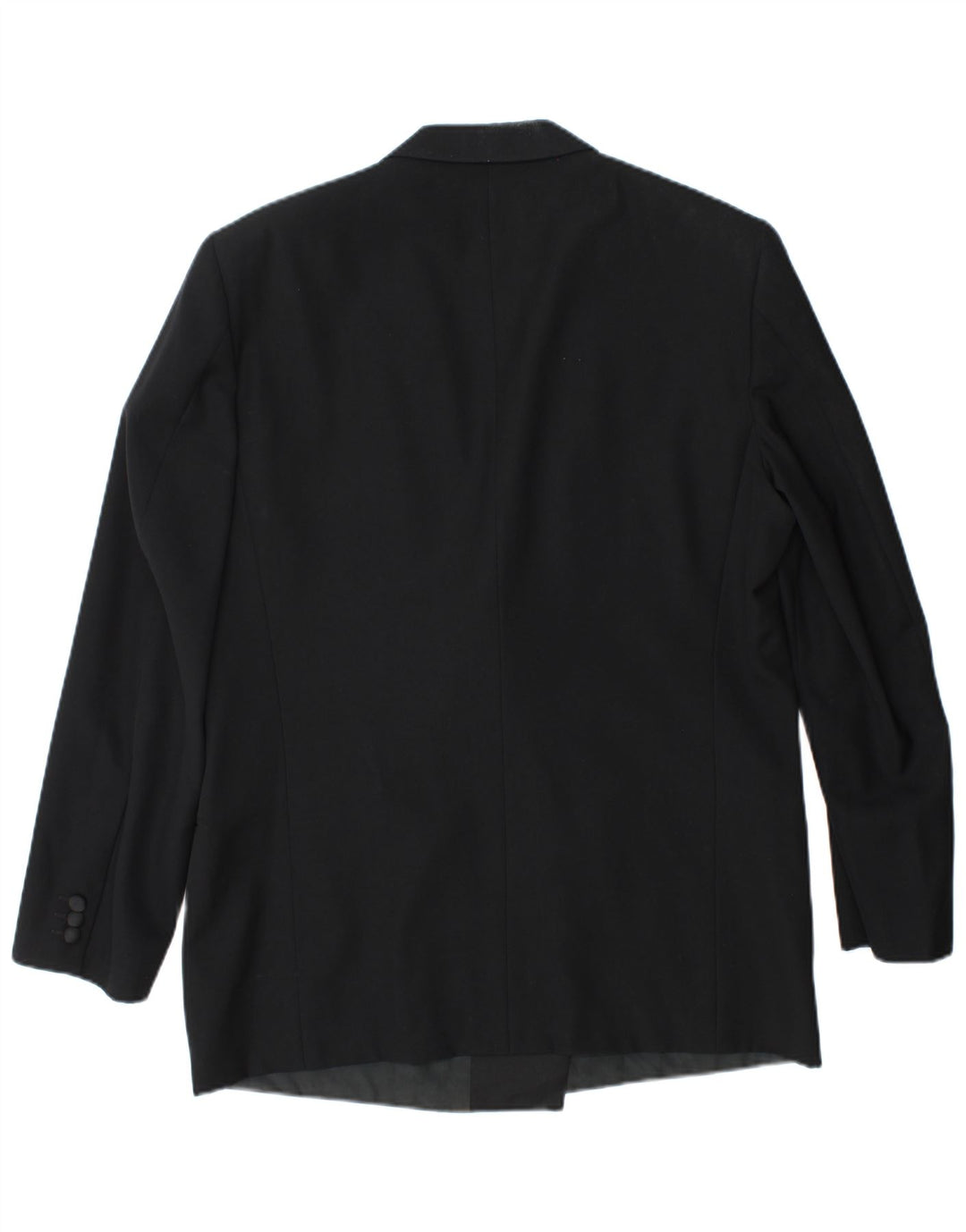 Egon Von Furstenberg Homme UK 40 Large W32 L32 Laine Vierge Noire