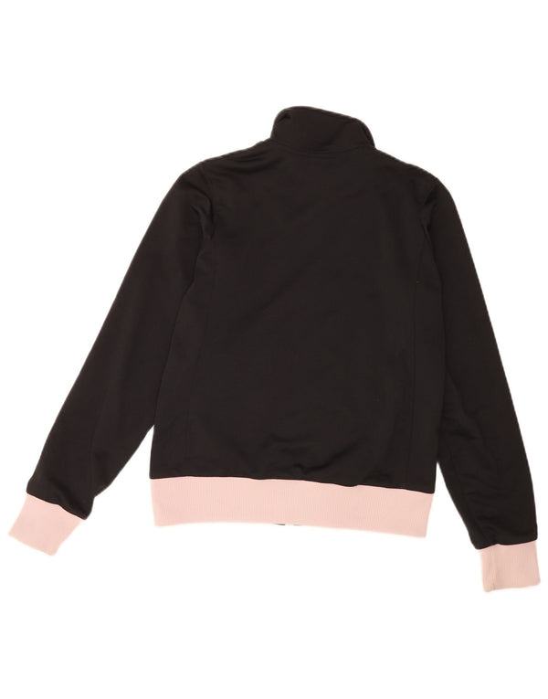 Nike Femme Air Survêtement Top Veste UK 8/10 Petit Noir Polyester Sports