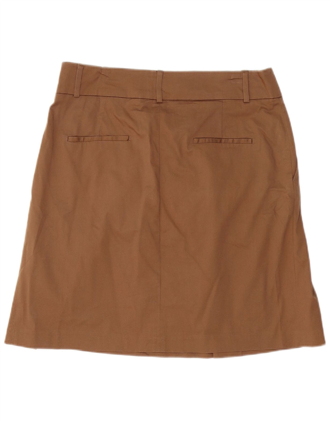 Zara Jupe trapèze plissée pour femme Large W34 Marron