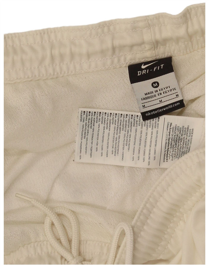 Nike Short de sport Dri Fit pour homme en polyester blanc moyen
