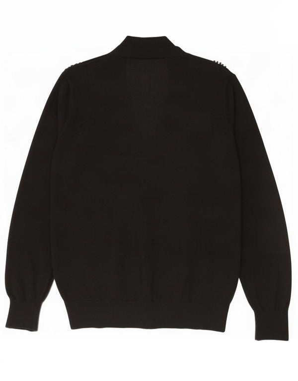 Zara Homme Cardigan Pull XL Noir Acrylique