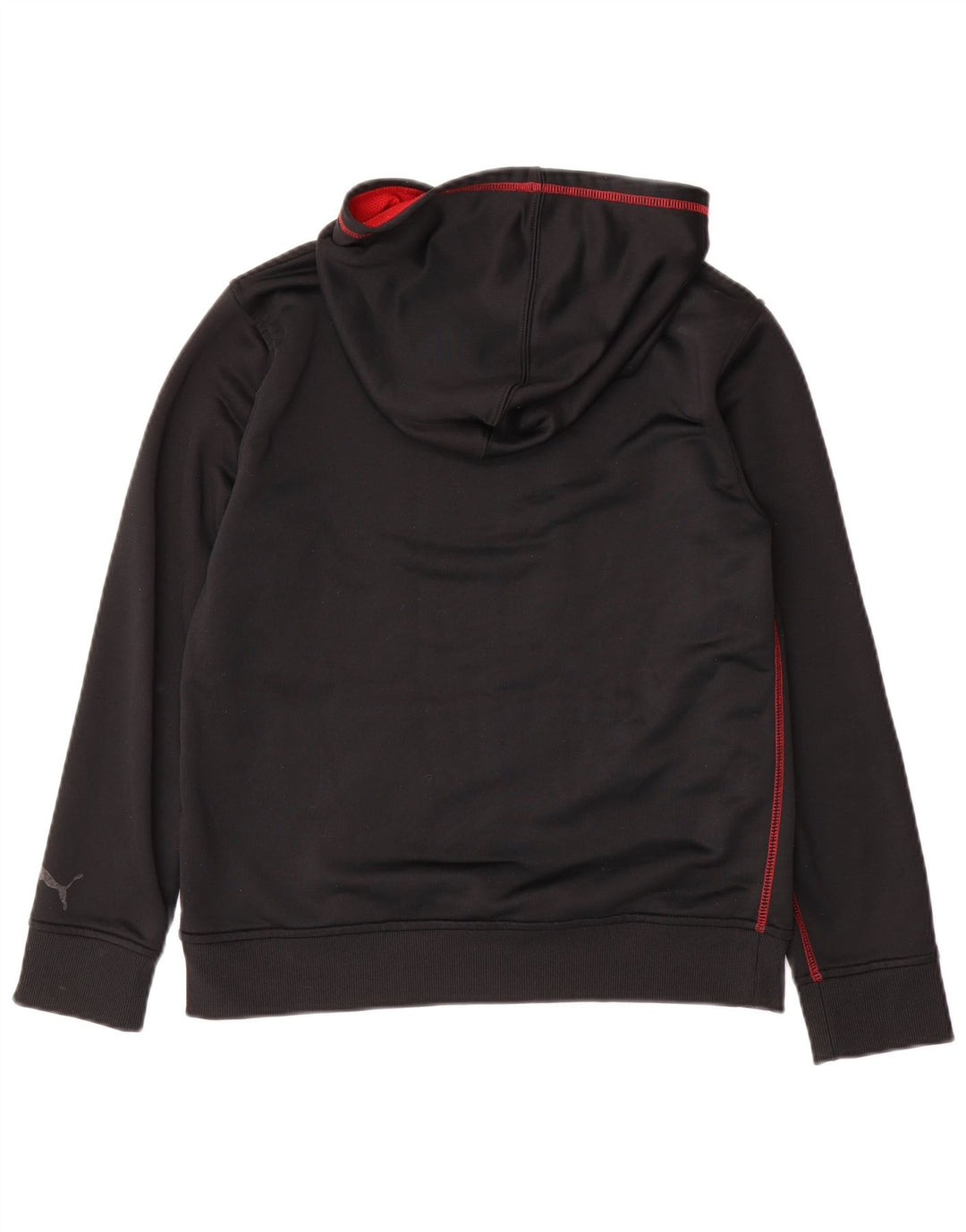 Puma Pull à capuche graphique pour garçon 14-15 ans Grand Noir Polyester