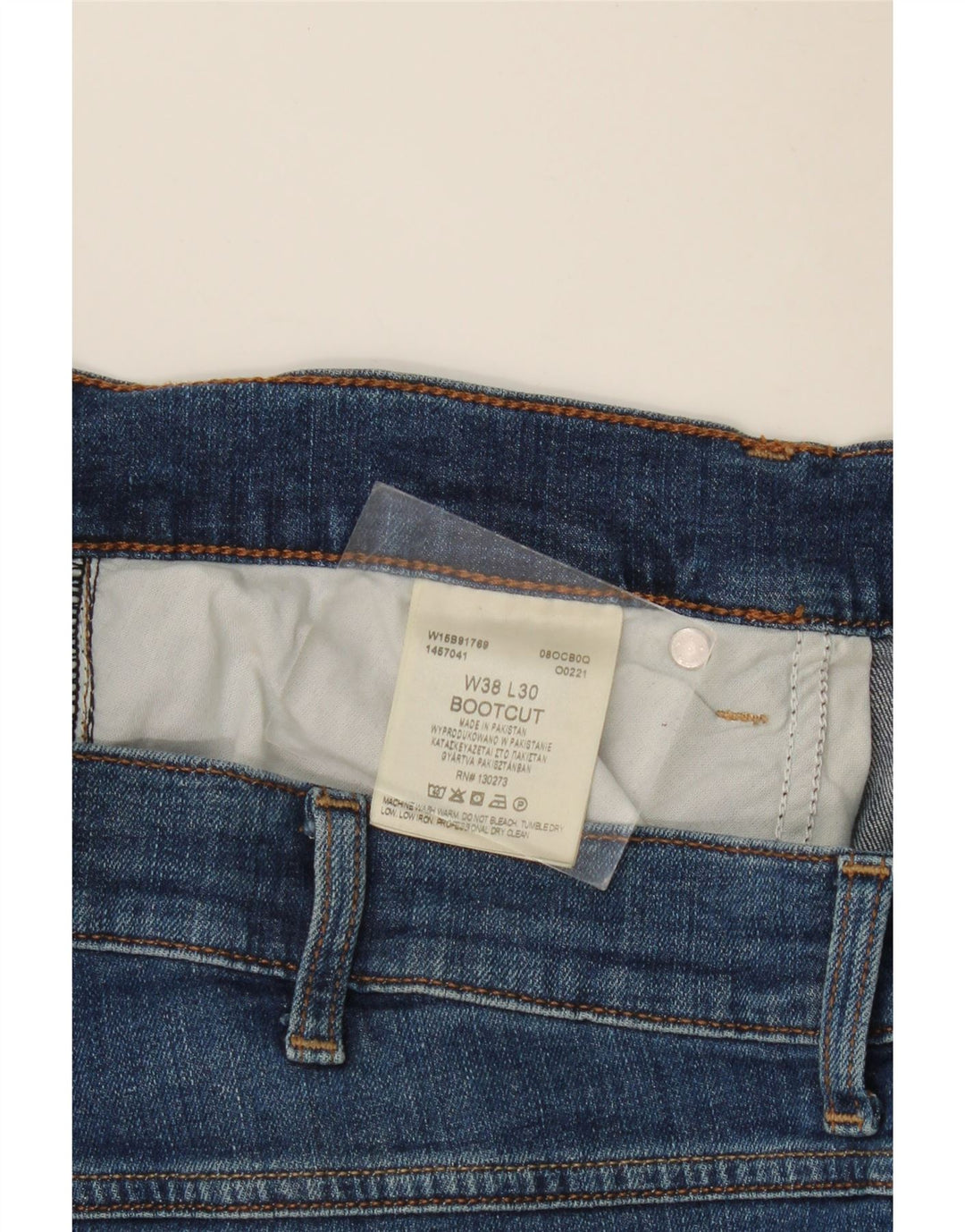 WRANGLER Jean Bootcut Homme W38 L30 Bleu Coton