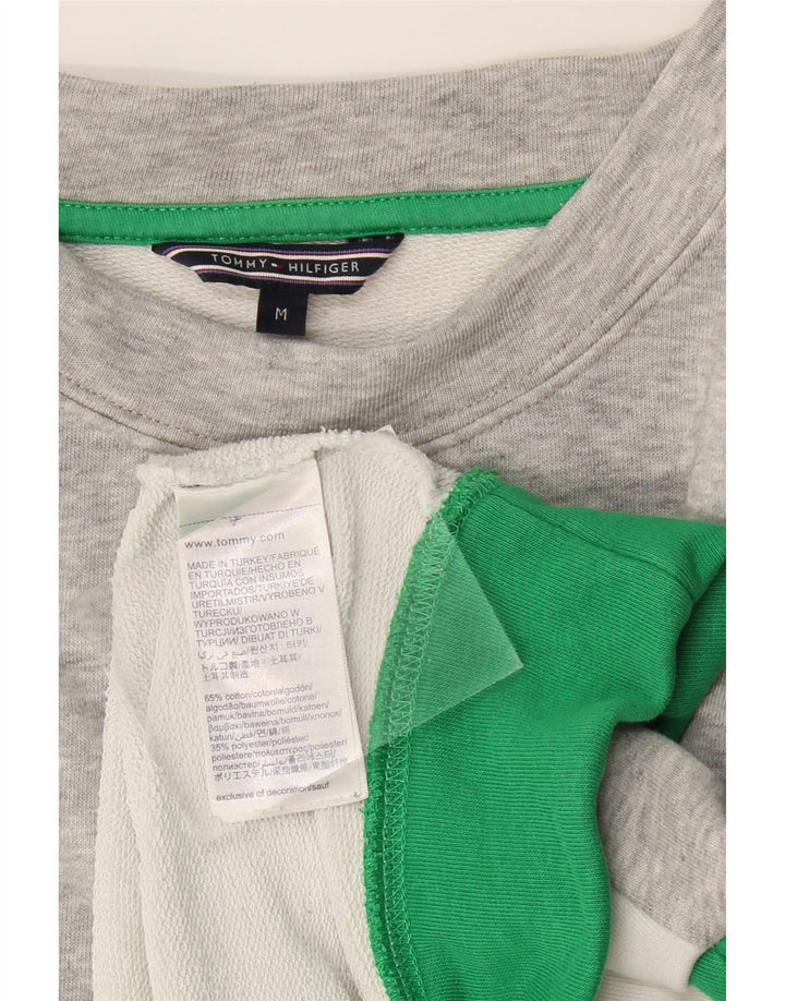 Tommy Hilfiger Sweat-shirt graphique pour femme UK 14 Medium Multicolore