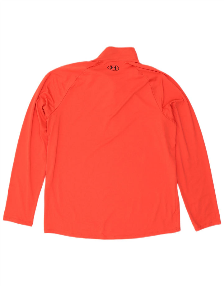 Under Armour Haut de Survêtement Zip Neck Homme Rouge