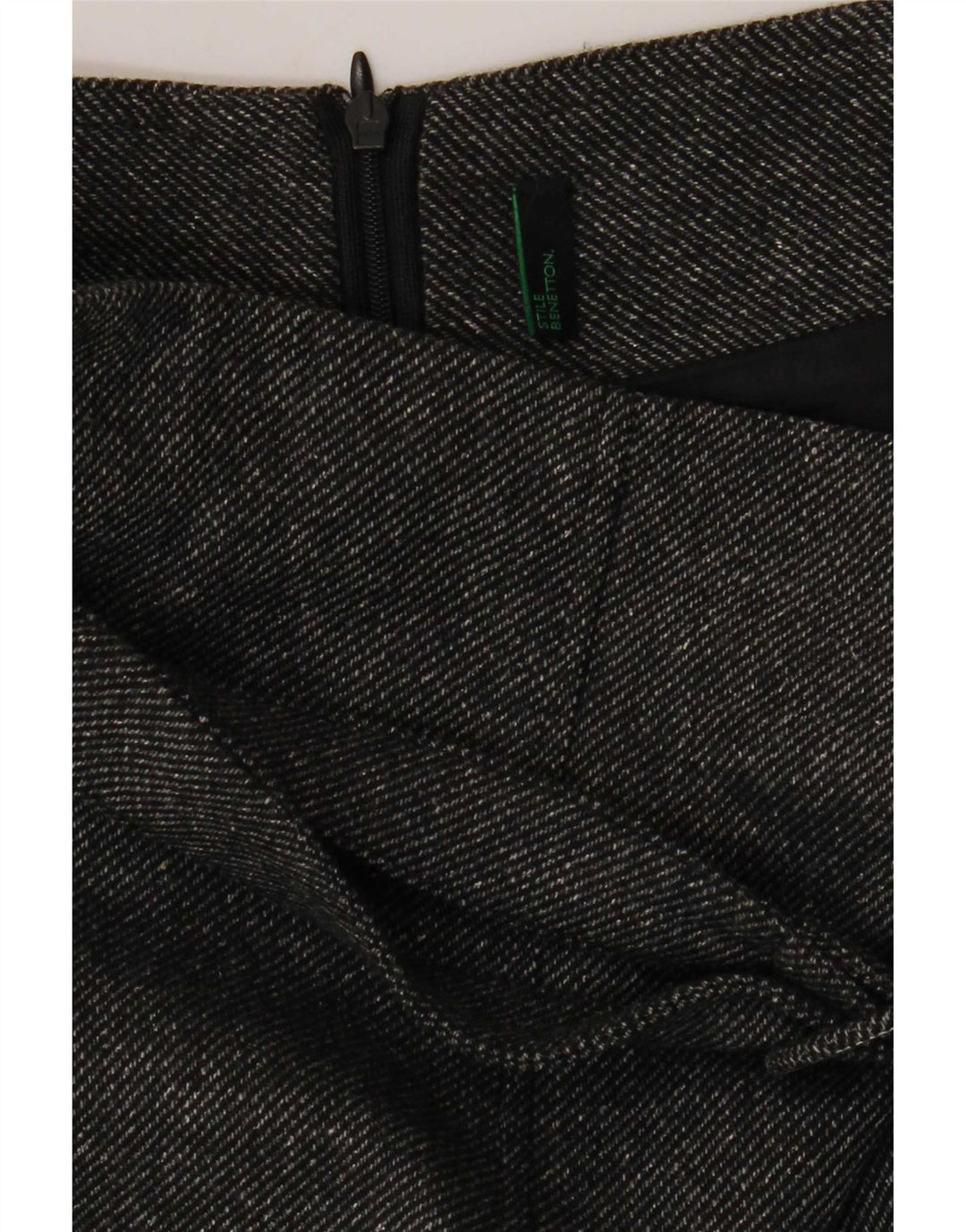 Benetton Jupe Crayon Femme W26 Petit Gris