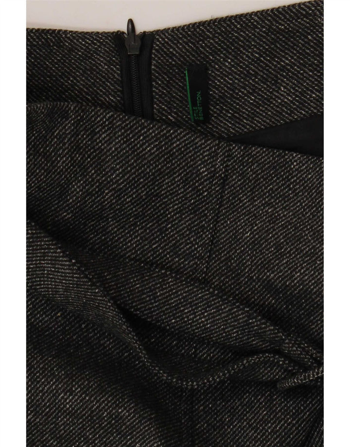 Benetton Jupe Crayon Femme W26 Petit Gris