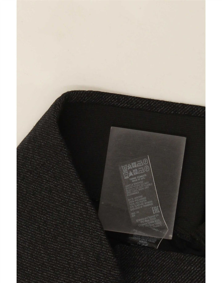 Marks & Spencer Leggings pour femme UK 8 Small Viscose mouchetée noire