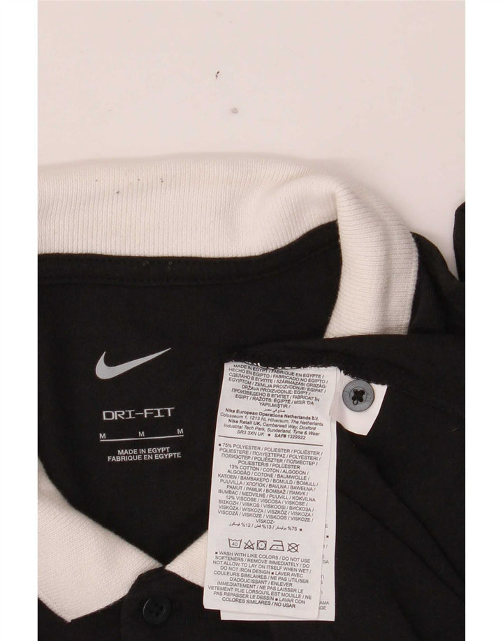 Nike Polo graphique Dri Fit pour homme en polyester noir moyen