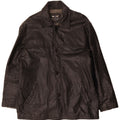 Ironsides Veste en cuir pour homme UK 40 Grand cuir noir