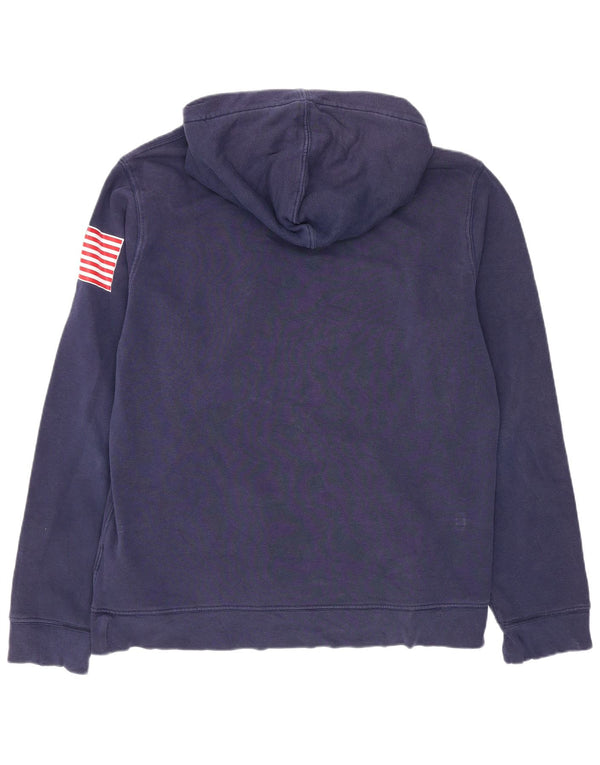 Polo Ralph Lauren Pull à capuche graphique pour garçon 15-16 ans XL Bleu marine