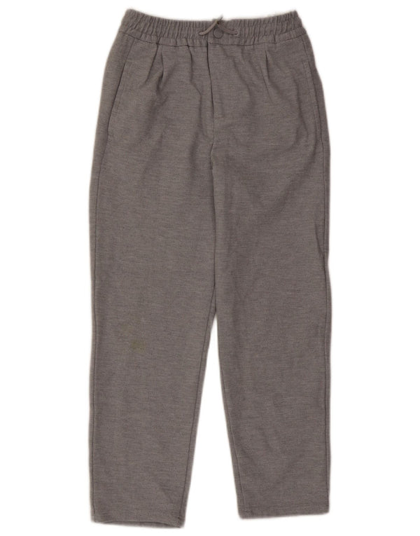 Zara Pantalon Chino Droit Garçon 11-12 ans W24 L24 Gris Polyester