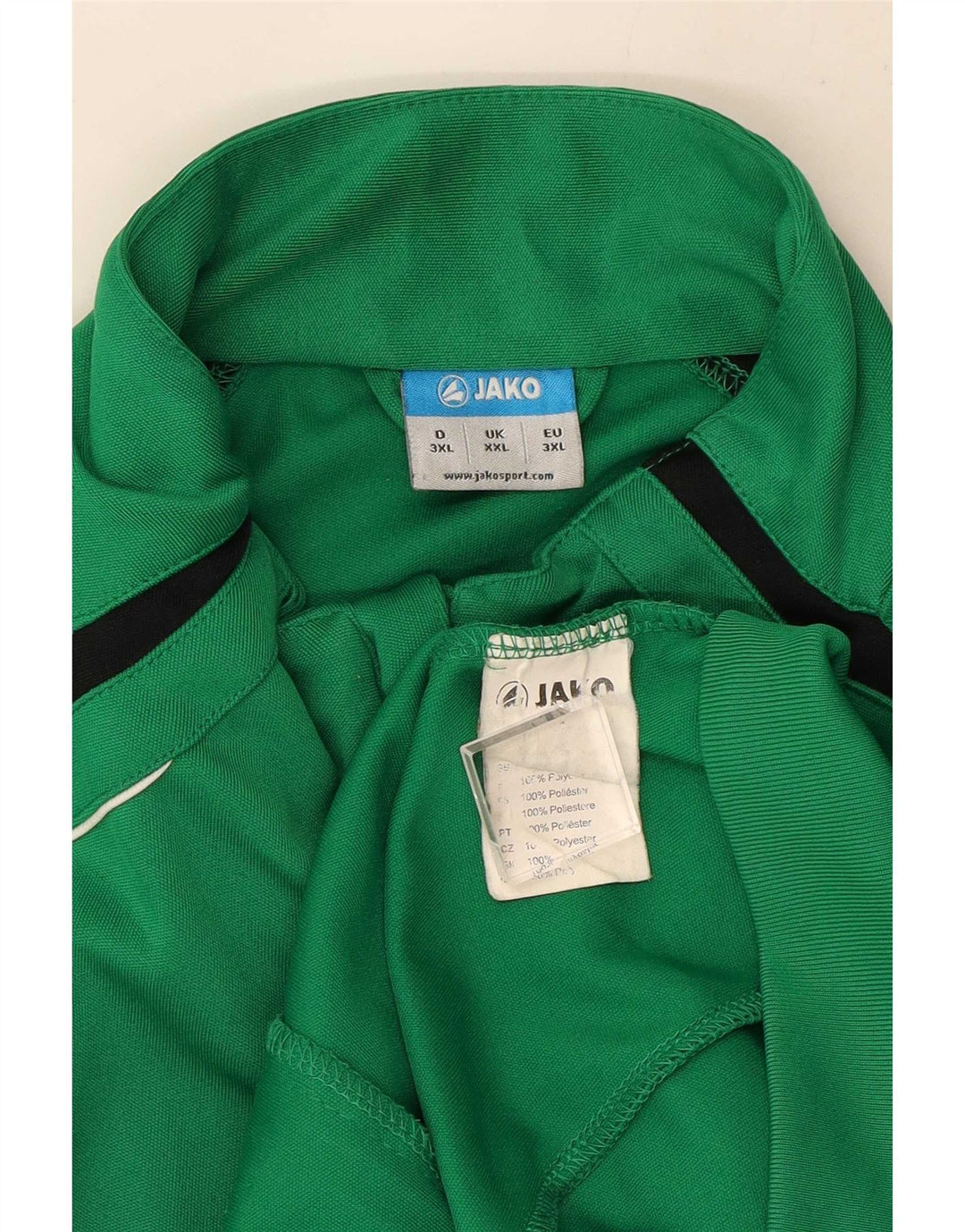 Jako Veste de survêtement pour homme 2XL Vert Polyester