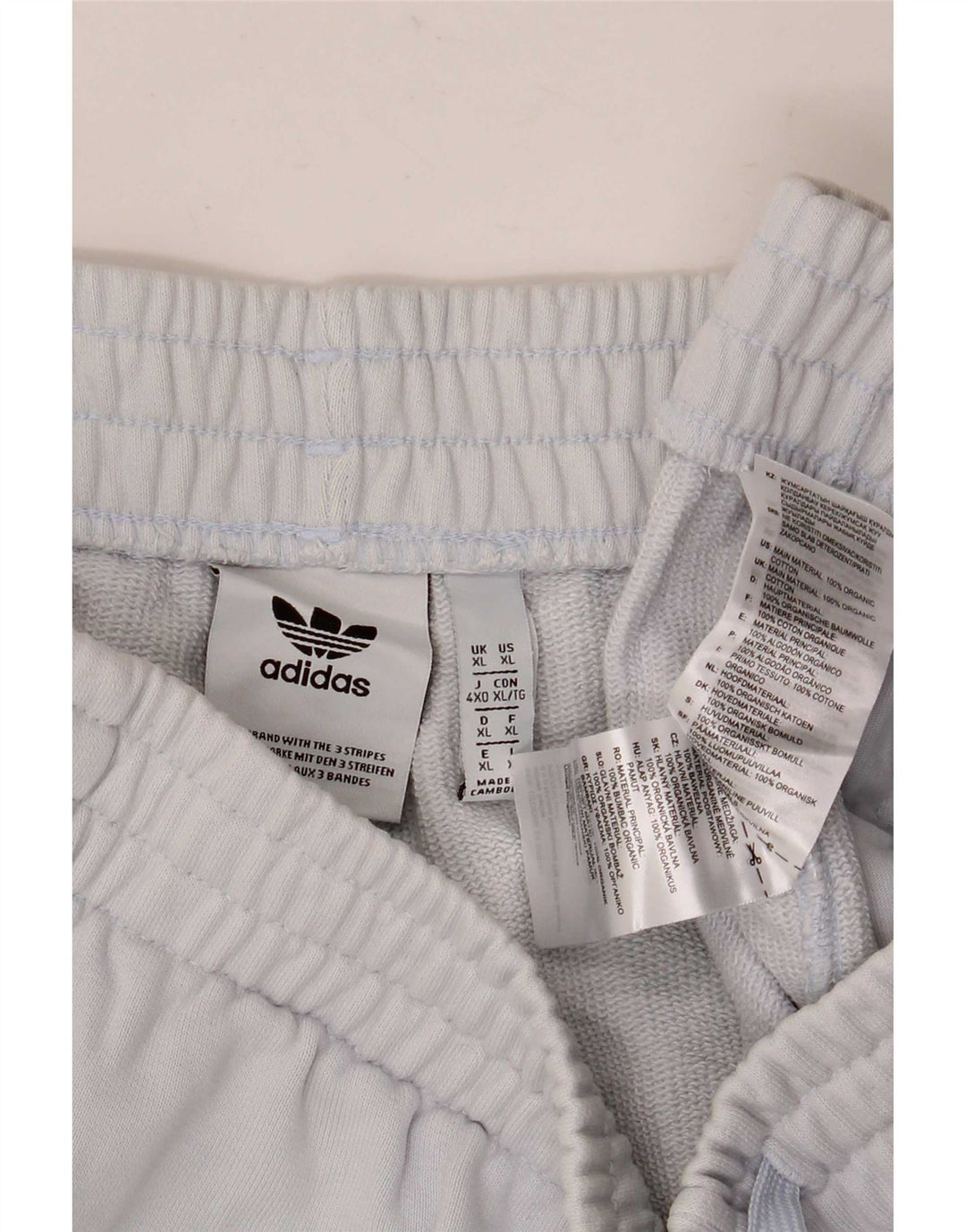 Adidas Short de sport pour homme XL en coton bleu