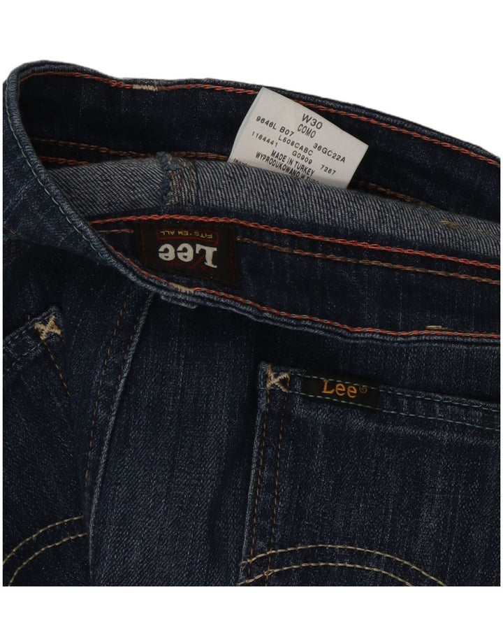 Lee Femme Como Mini Jupe En Jean W30 Bleu Moyen Coton
